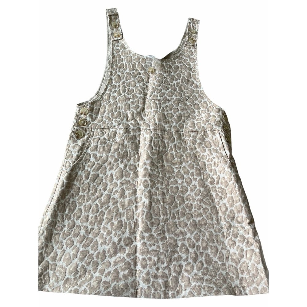 Storia brand dress Jumper Animal Print Tan Cream S